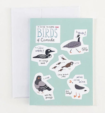 Birds of Canada Card